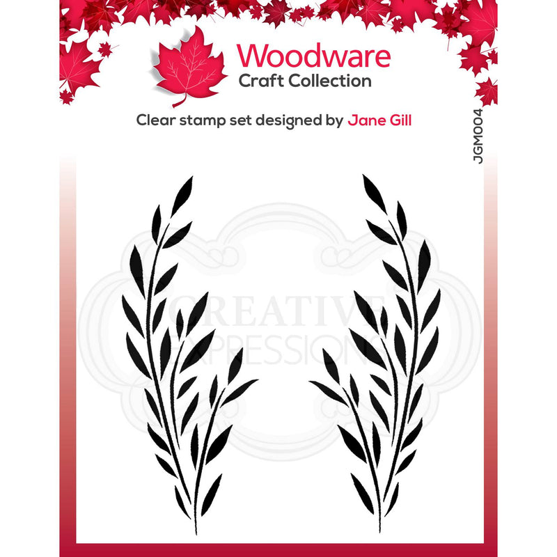 Woodware Clear Singles Bethany Leaf-1