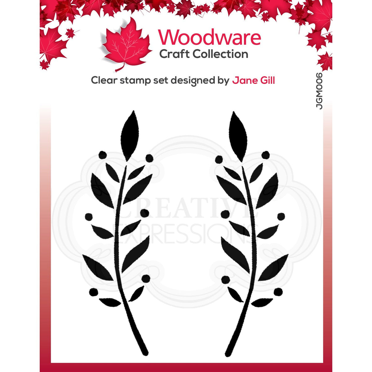 Woodware Clear Singles Dorothy Leaf-1