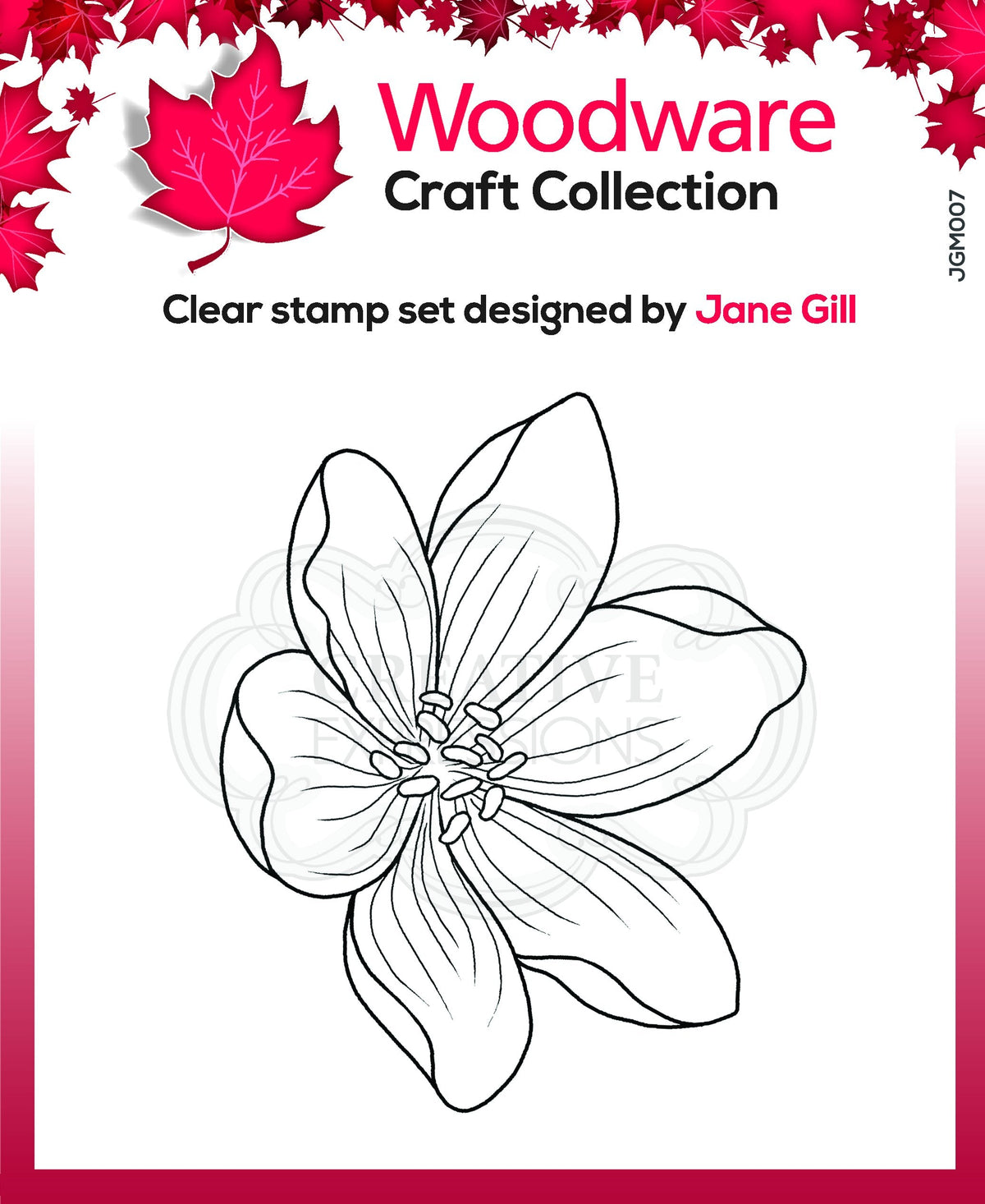 Woodware Clear Singles Mini Garden Spray 3.8 in x 2.6 in Stamp-1