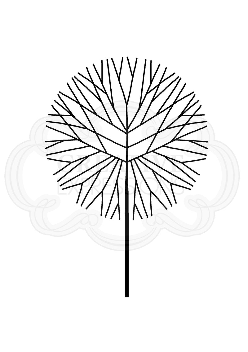 Woodware Clear Singles Mini Round Twiggy Tree-4