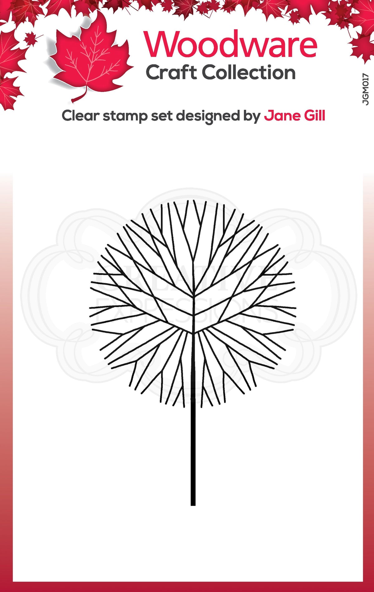 Woodware Clear Singles Mini Round Twiggy Tree-1