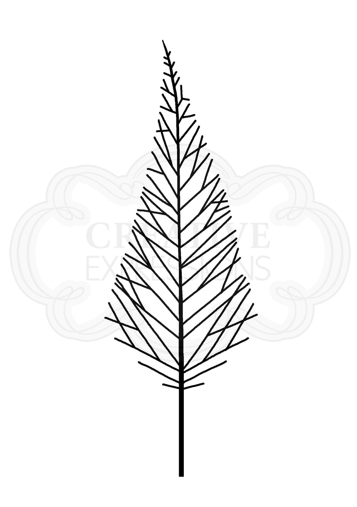 Woodware Clear Singles Mini Tall Twiggy Tree-3