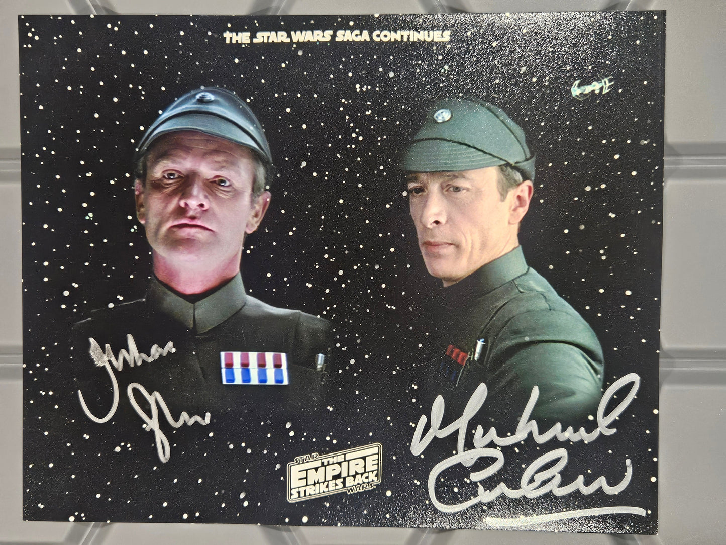 Star Wars – The Empire Strikes Back Dual Signed 10x8 Photo | Julian Glover & Michael Culver with COA