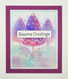 Woodware Clear Singles - Framed Trees-2