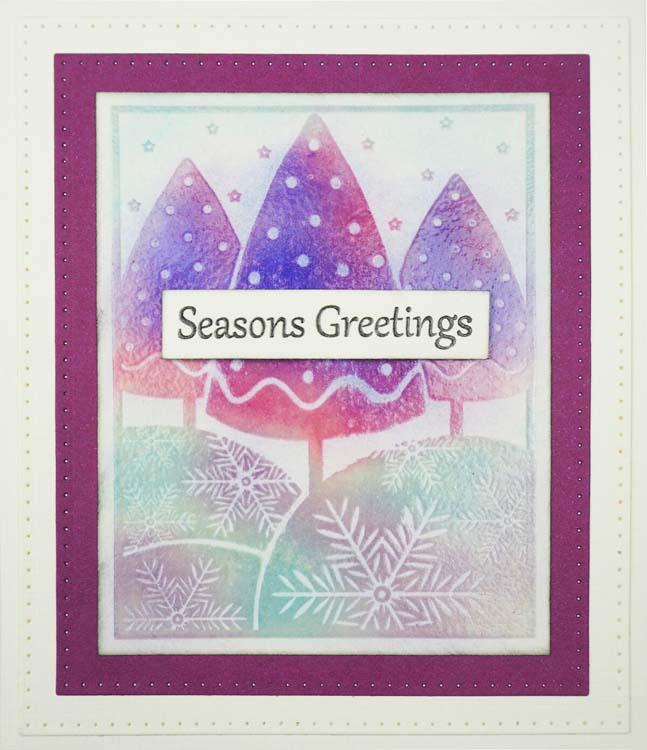 Woodware Clear Singles - Framed Trees-2