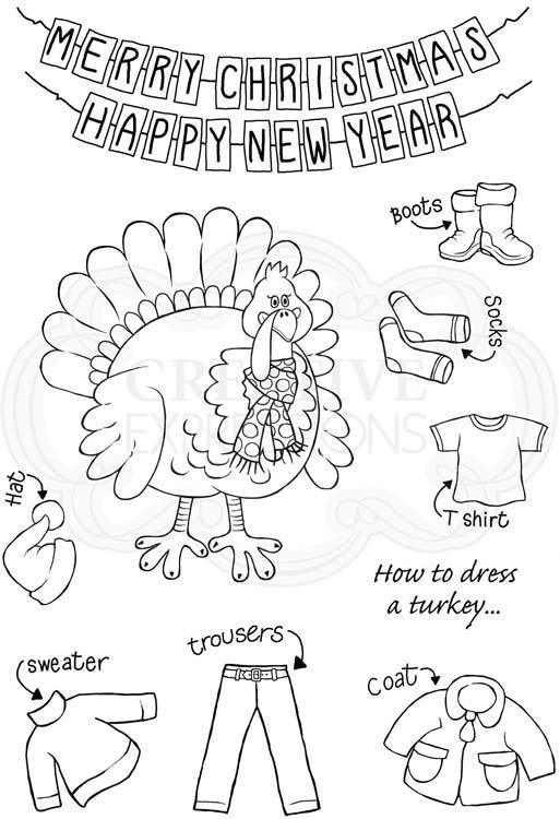 Woodware Clear Stamps - Turkey-1