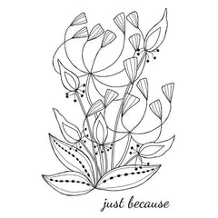 Woodware Clear Singles Bold Blooms - Heather-1