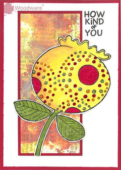 Woodware Clear Singles Bold Blooms - Lesley-2