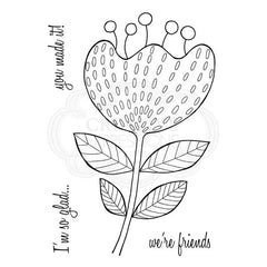 Woodware Clear Singles Bold Blooms - Katrina-1