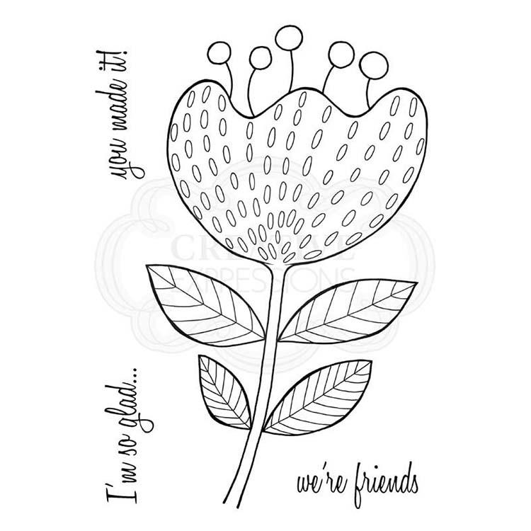 Woodware Clear Singles Bold Blooms - Katrina-1