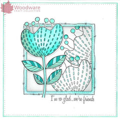 Woodware Clear Singles Bold Blooms - Katrina-2