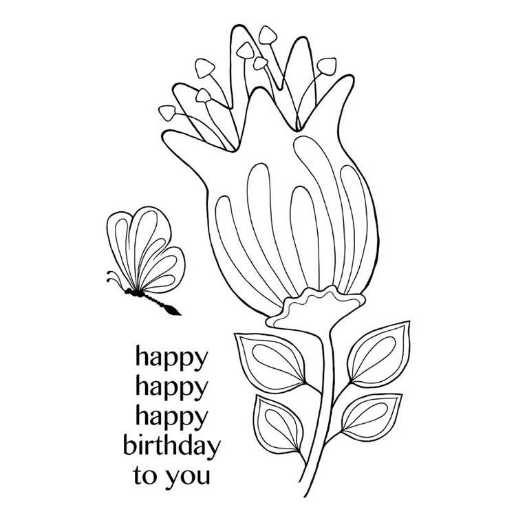 Woodware Clear Singles Bold Blooms - Quincy-1