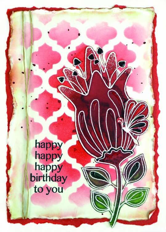 Woodware Clear Singles Bold Blooms - Quincy-2