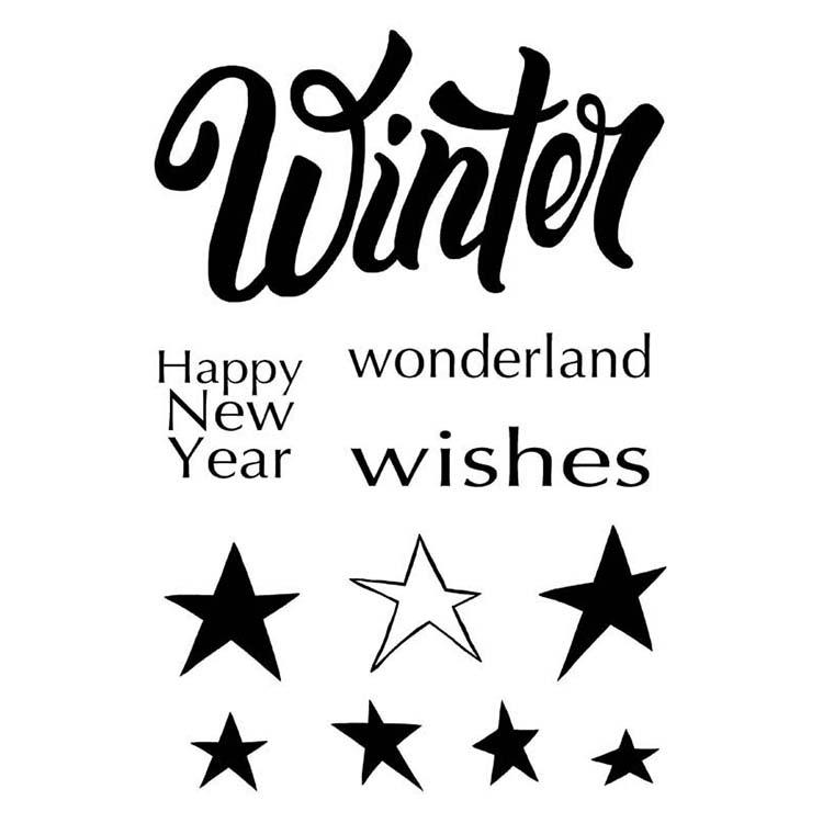 Woodware Clear Singles Winter Wonderland-1