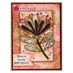 Woodware Clear Singles Bold Blooms - Wendy-2
