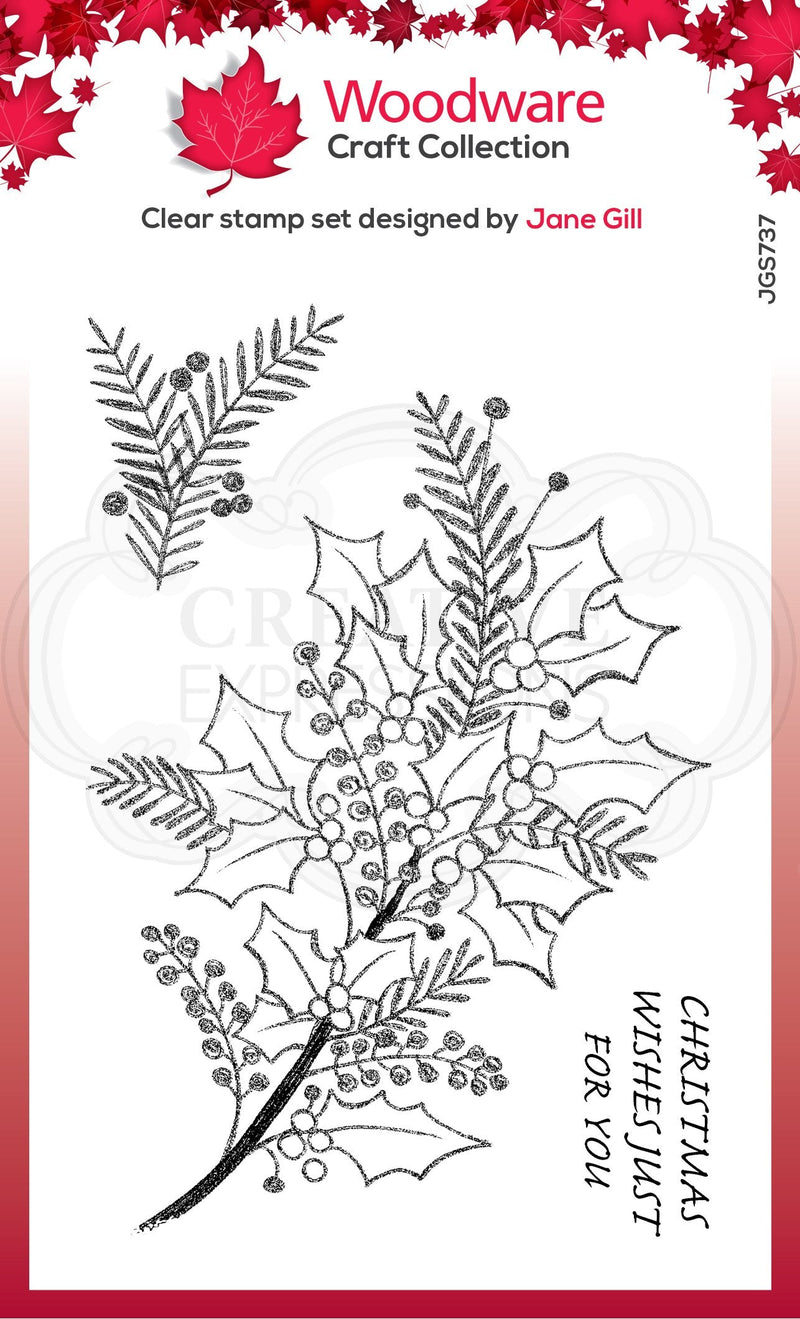 Sketchy Sprigs 4 in x 6 in Stamp-1