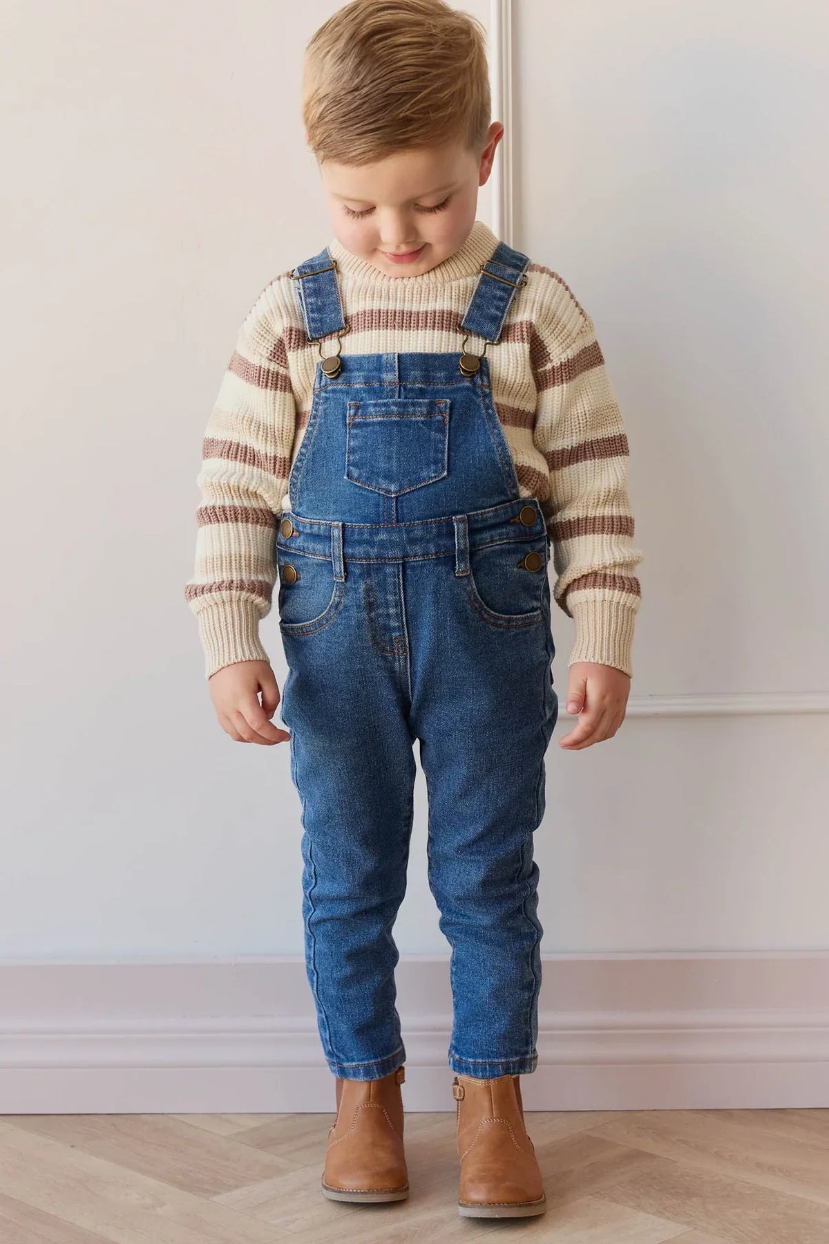 Jordie Overall - Mid Wash Denim | Jamie Kay-1