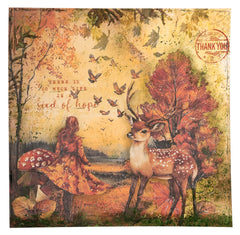 JMA Masque Sentier d'Automne, 4 Masques Automne Dans Les Bois 1 Pièce-4