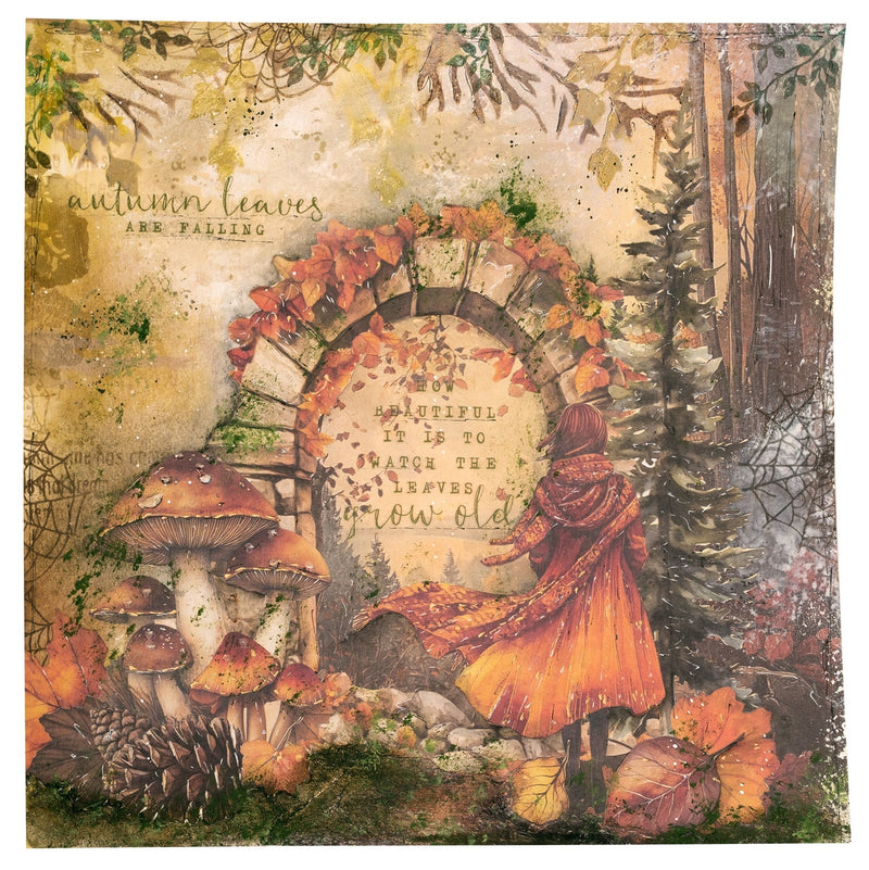 JMA Masque Sentier d'Automne, 4 Masques Automne Dans Les Bois 1 Pièce-5