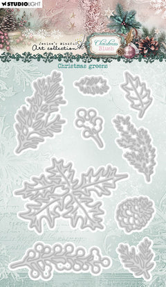 JMA Cutting Die Christmas Greens Christmas Blush 9 Pieces-1