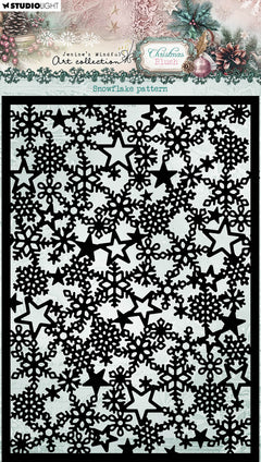 JMA Mask Snowflake Pattern Christmas Blush 1 Piece-1