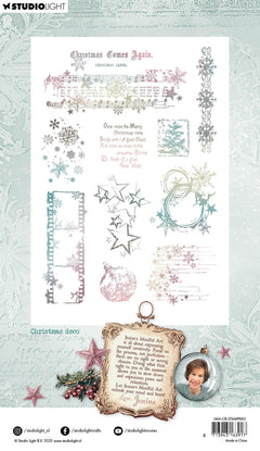 JMA Clear Stamp Christmas Deco Christmas Blush 10 Pieces-2