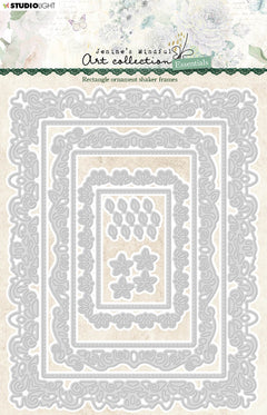 JMA Cutting Die Rectangle Ornament Frames Essentials 137x177x1mm 8 PC nr.471-1