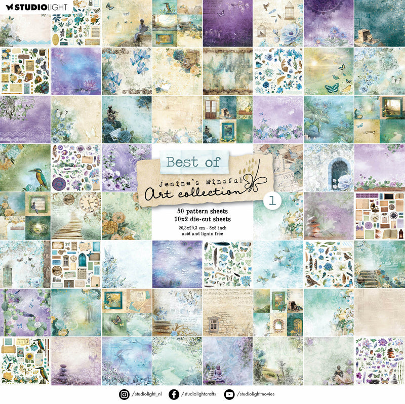 Bloque de troquelado JMA Best Of - 1 Essentials 203x203x16mm 70 hojas n.º 69-1