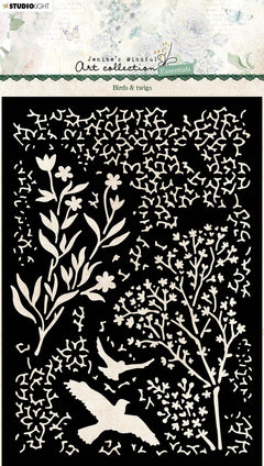 JMA Mask Birds & Twigs Essentials 148x210x1mm 1 PC nr.102-1