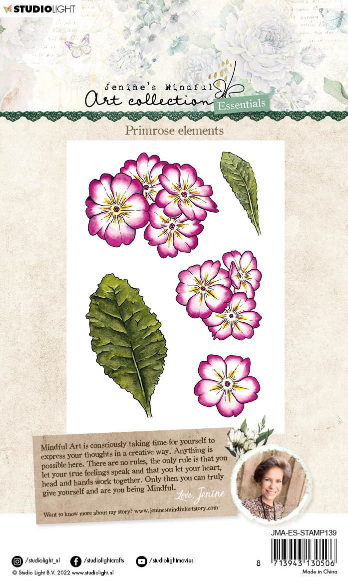JMA Clear Stamp Primrose Elements Essentials 105x148x4mm 1 PC nr.139-3