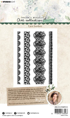 JMA Clear Stamp Lace Borders Essentials 105x148x3mm 4 PC nr.212-2