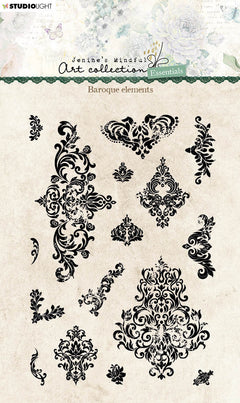 JMA Clear Stamp Baroque Ornaments Essentials 105x148x3mm 16 PC nr.213-1