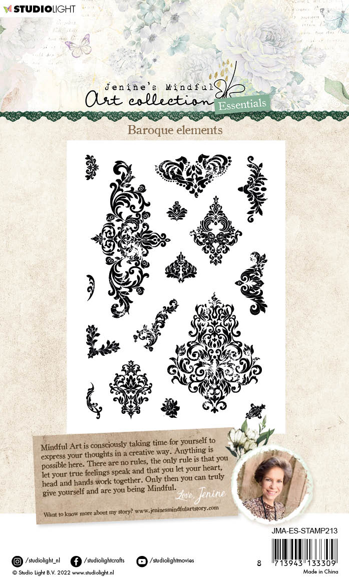 JMA Clear Stamp Baroque Ornaments Essentials 105x148x3mm 16 PC nr.213-2