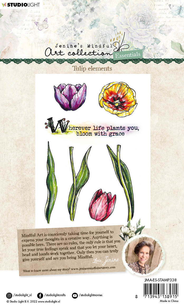 JMA Clear Stamp Tulip Elements Essentials 148x105x3mm 7 PC nr.338-6