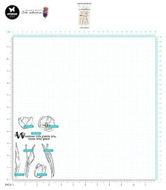 JMA Clear Stamp Tulip Elements Essentials 148x105x3mm 7 PC nr.338-2