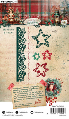 JMA Cutting Die Borders & Stars Festive Nostalgia 6 PC-2