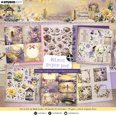 JMA Mixed Paper Pad Vellum, Unicolor & Elements Growing & Blooming 36 Sheets-1