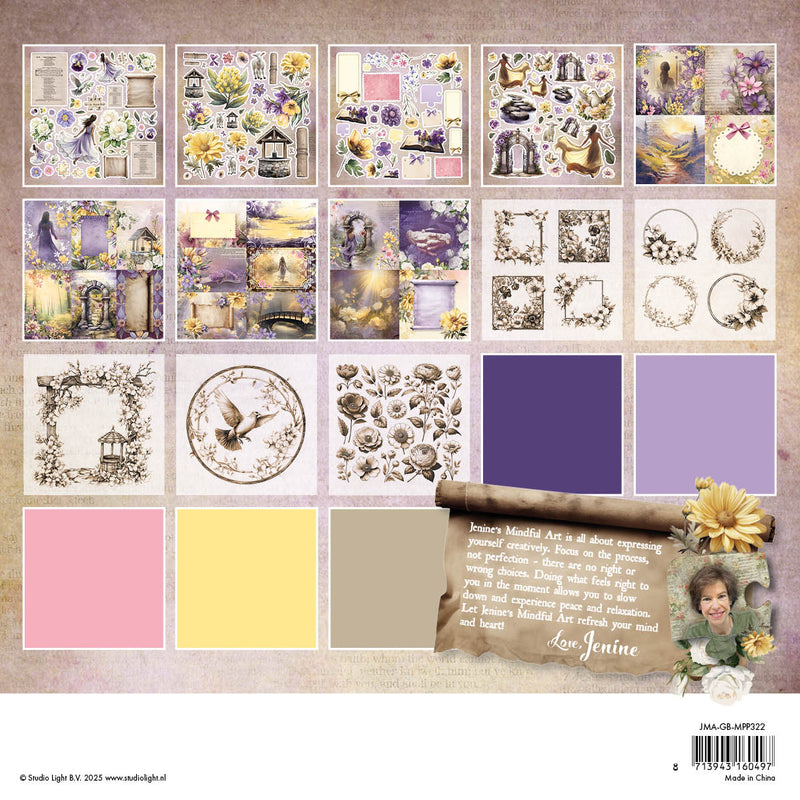 JMA Mixed Paper Pad Vellum, Unicolor & Elements Growing & Blooming 36 Sheets-2