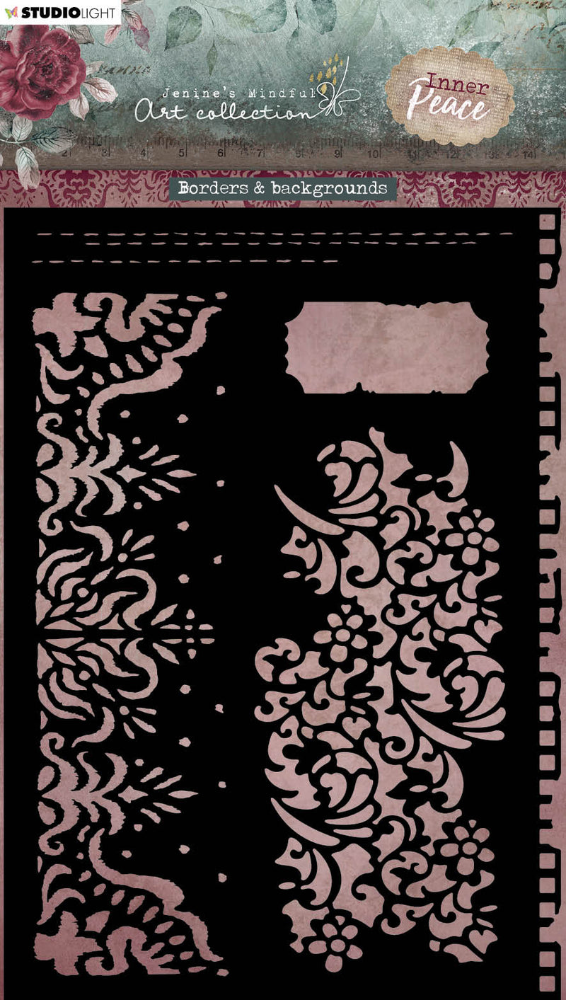 JMA Mask Borders & Backgrounds Inner Peace 148x210x1mm 1 PC nr.130-1