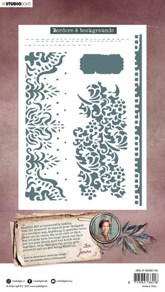 JMA Mask Borders & Backgrounds Inner Peace 148x210x1mm 1 PC nr.130-3
