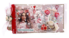 Bloc de papel decorativo de doble cara JMA para álbumes de recortes Sending You Love, 12 hojas-3
