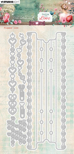 JMA Cutting Die Planner Love Sending You Love 7 PC-1