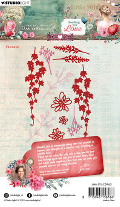 JMA Cutting Die Florals Sending You Love 11 PC-2