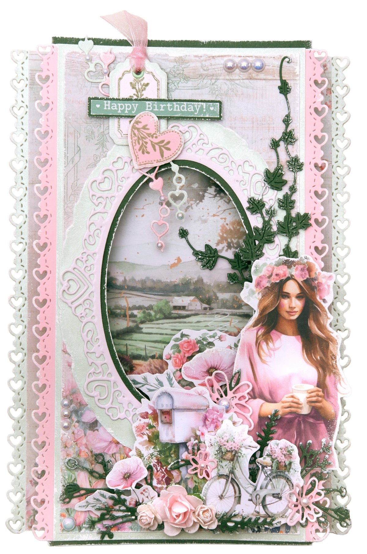 JMA Die-Cut Paper Pad Paper Elements Sending You Love 20 SH-6