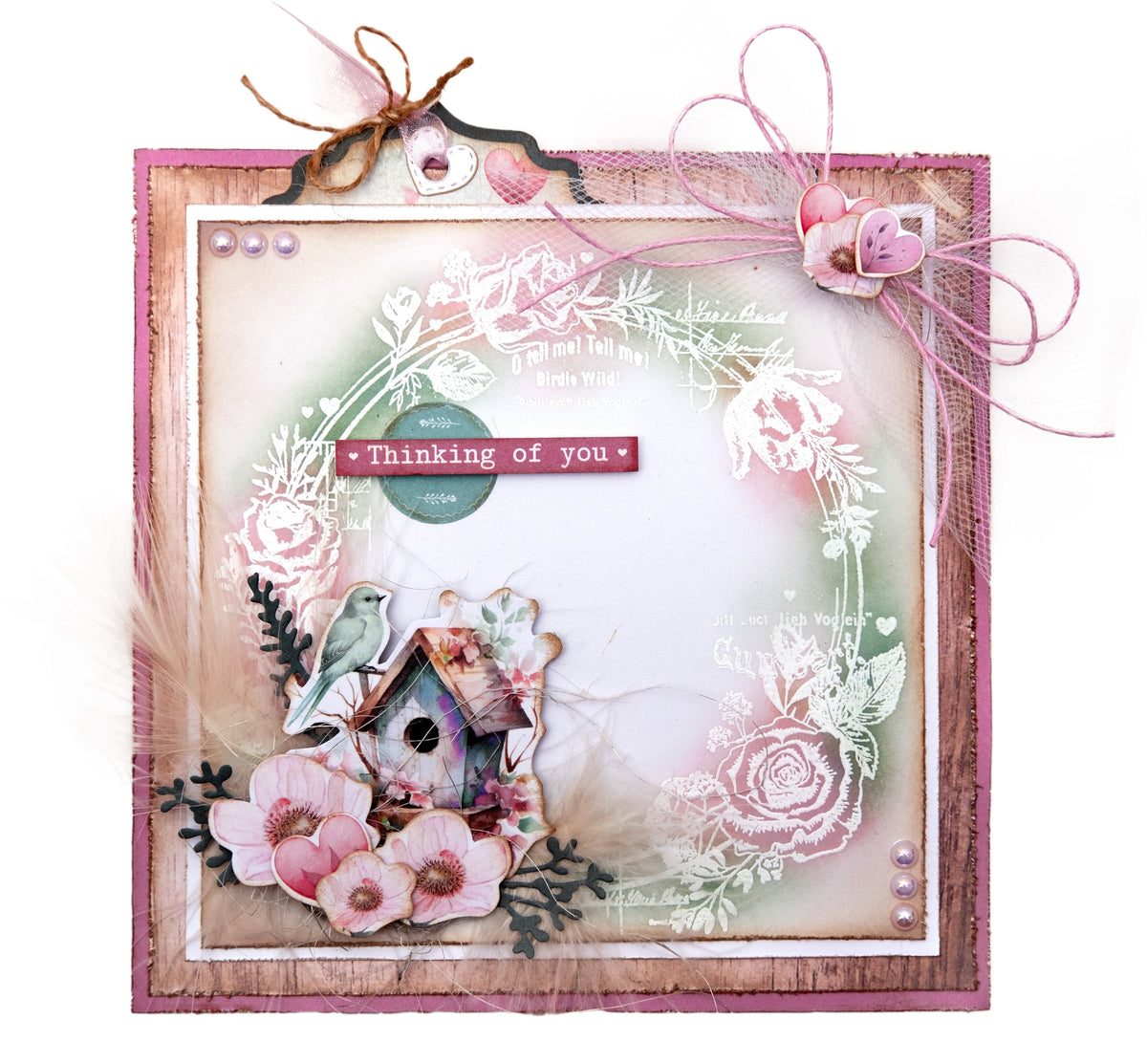 JMA Die-Cut Paper Pad Paper Elements Sending You Love 20 SH-8