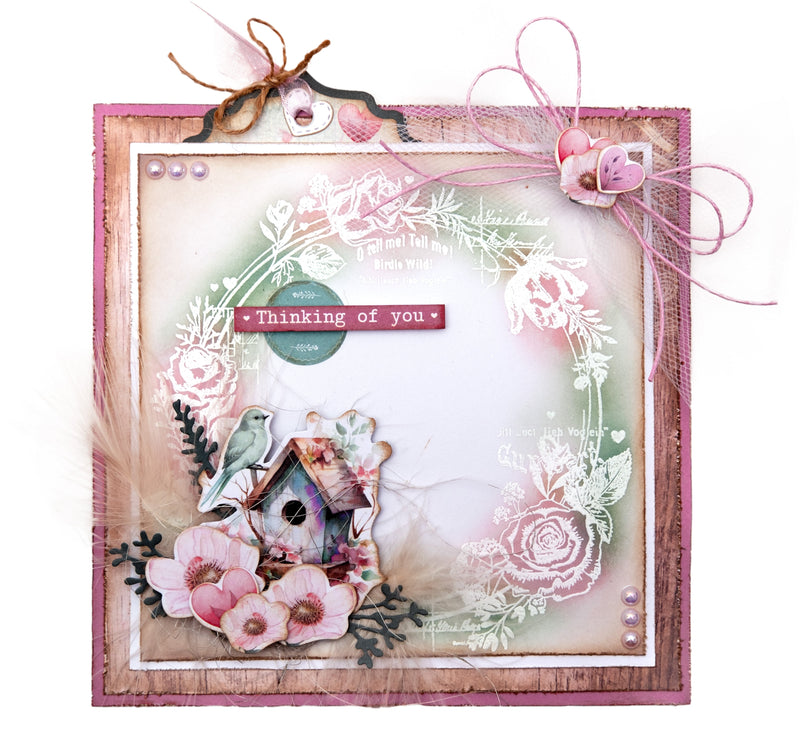 JMA Die-Cut Paper Pad Paper Elements Sending You Love 20 SH-8