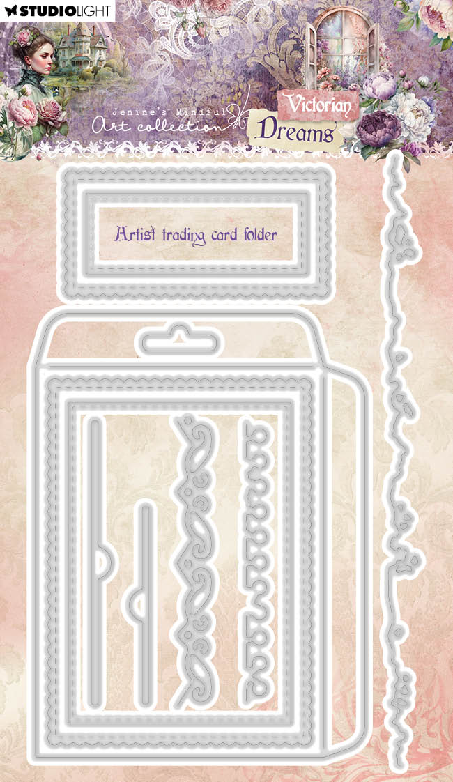 Dossier pour cartes à échanger JMA Victorian Dreams 10 pièces-1