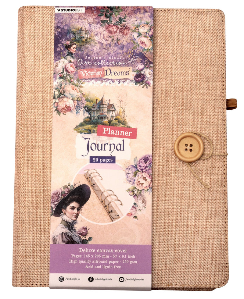 JMA Journal Deluxe Canvas Planner Victorian Dreams 20 SH-1