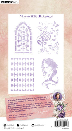 Fondos Victorianos JMA Mask Victorian ATC Sueños Victorianos 4 PC-2