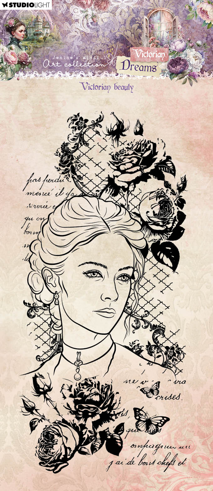 JMA Clear Stamp Victorian Beauty Victorian Dreams 1 PC-1